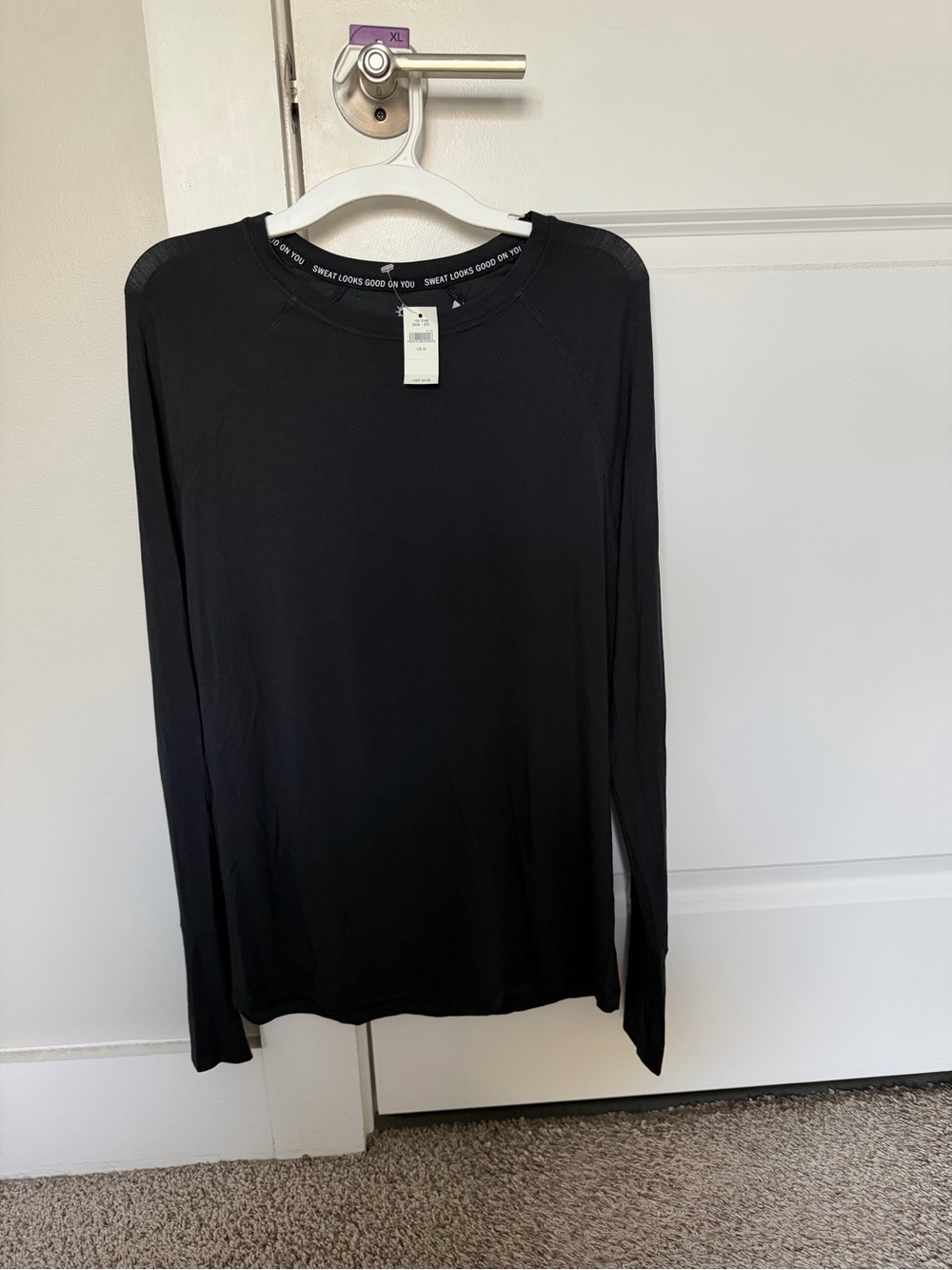 Aerie Black Long-Sleeve Tee